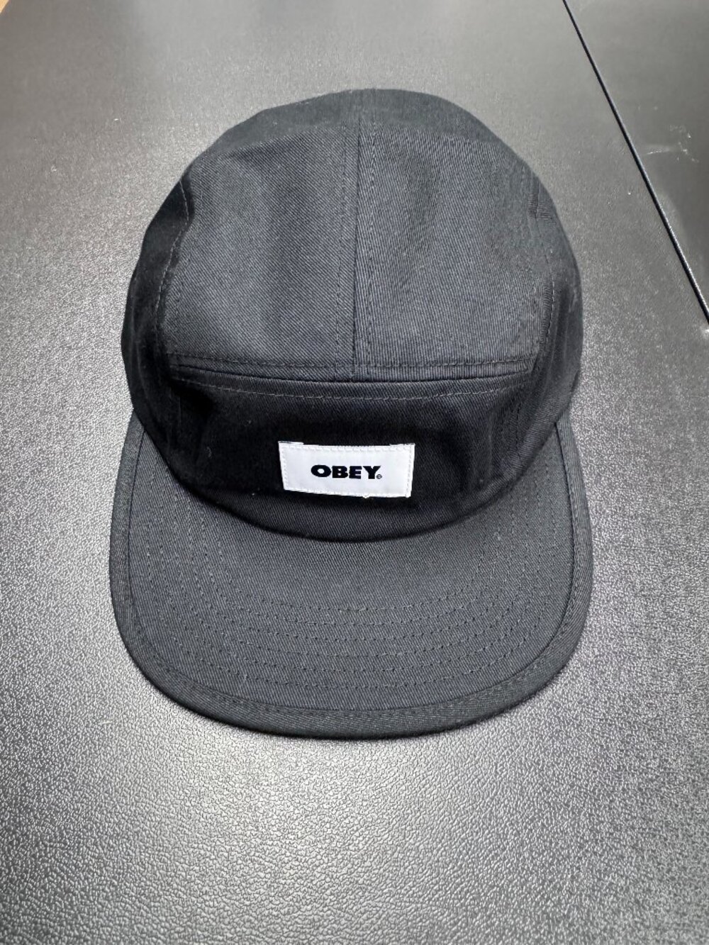 OBEY 5 Panel Black Adult Unisex